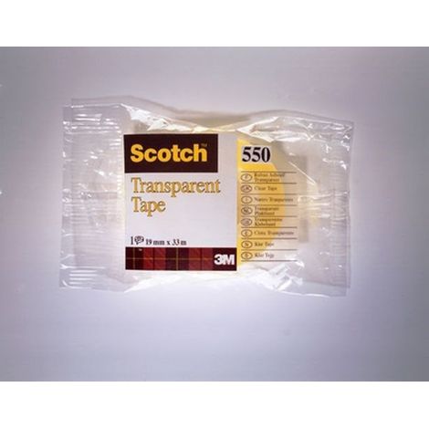 Ruban adhésif Scotch 550 haute adhésion sans solvant 19 mm (1/5)