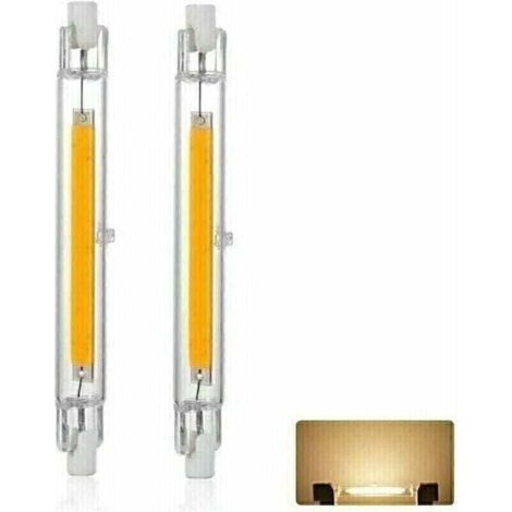Ampoule LED R7S 118mm 20W Dimmable - R7S OCB LED Tubes pour Projecteur, Linéaire Remplacer Lampe Halogène, Blanc Chaud 3000K 2000LM, Éclairage à 360 Degrés, Sans Scintillement, lot de 2 (1/5)