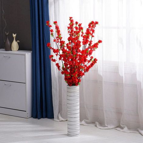 Bouquet de fleurs artificielles - Non spécifié - Pêcher - 49 pouces - Toucher réaliste - Plusieurs branches (1/5)