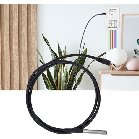 Sonda de temperatura y humedad, precisión ±3% HR, cable de 50 cm – 1 monitor de fondo de acuario, acero inoxidable (1/5)