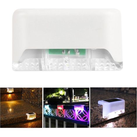 Lampe solaire LED pour escalier, terrasse ou clôture, antirouille et étanche. (1/5)