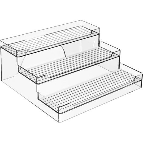 Le Support à Épices de Cuisine Libère Le Rangement du Garde-Manger de la Cuisine pour Les Boîtes, Les Bocaux et Les Canettes - pour Le Présentoir du Garde-Manger (1/5)