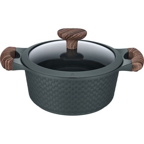 Resto Kochtopf 2,4 l (grau, 200x95x200 mm, Ø20 cm, Induktion, spülmaschinenfest) (1/4)