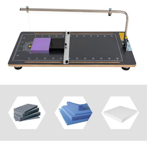 Electric Foam Cutting Machine Hot Wire Styrofoam Cutter Work Stand Table Tool