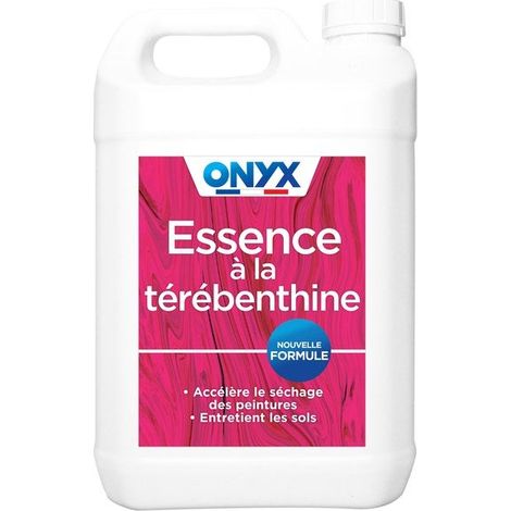 Essence De Térébenthine 5l Diluant Et Nettoyant Multi-usages Naturel - Onyx