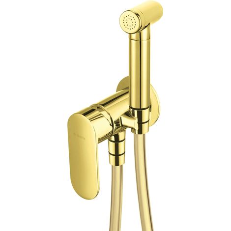 Miscealtore bidet a scomparsa con doccetta colore oro - Montain