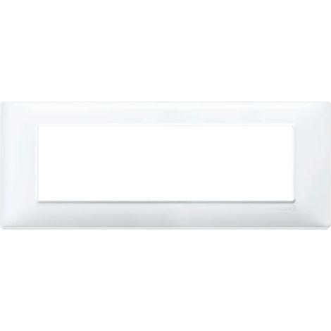 Placca Vimar Plana 7 Moduli Bianco 14657.01