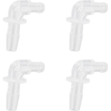 10pcs Connecteur Tube Auditif Transparent Qualité Sonore Claire Adaptateur BTE Pour Siemens Prothèse (1/5)