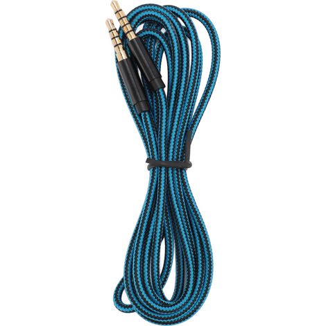 Cavo di ricambio placcato in oro per cuffie da gioco Logitech Astro A10 A30 A40, jack da 3,5 mm, da 5 a 4 poli, 2 m (1/5)