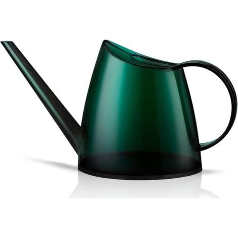 Long-neck watering can, suitable for gardening and home use (1.4 L, green) (1/5)