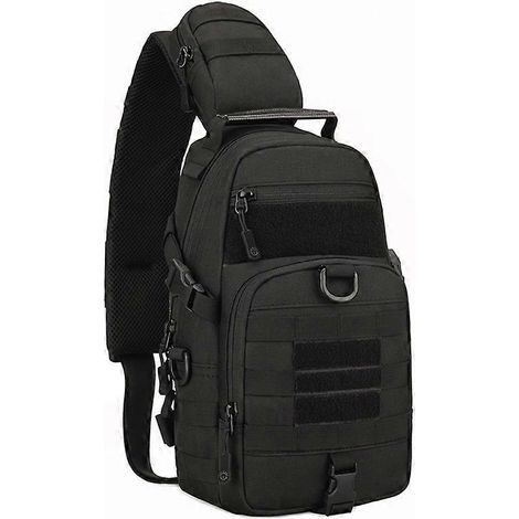Sac bandoulière tactique Protector Plus Molle, sac à bandoulière militaire en nylon, sac à bandoulière pour homme, sac de randonnée militaire pour activités de plein air et vélo