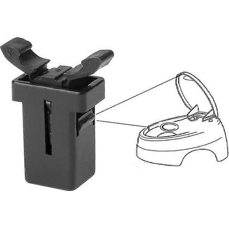 Filiyano-2 loquets de rechange pour poubelle à couvercle tactile compatible Brabantia. Clip de verrouillage. Pièce de rechange pour réparation de (1/5)