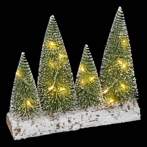 Accesorio 20LED a pilas para el árbol de Navidad de color blanco cálido - Feeric lights & christmas