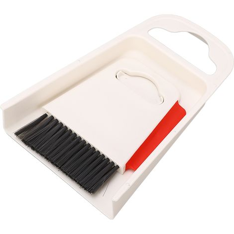Kit Balai et Pelle de Comptoir ABS Compact Usage Sec Humide Poils Élastiques pour Café Bar Bureau Design Pro (1/5)