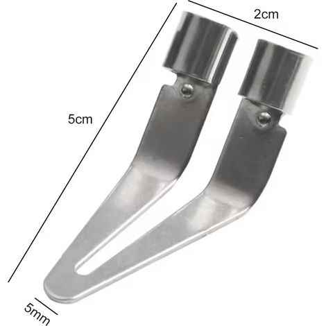 Pièces de réparation de pare-chocs automobiles, panne de fer à souder, goujon de soudage, pistolet de soudage, tête de chauffage et de lissage triangulaire, accessoires pour pistolet de soudage plasti