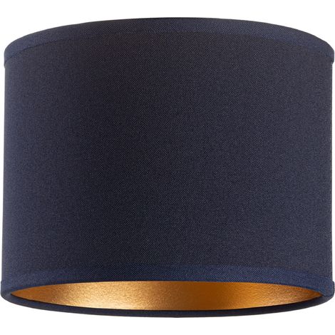 Paralume Tornado rotondo 16 blu navy oro (1/5)