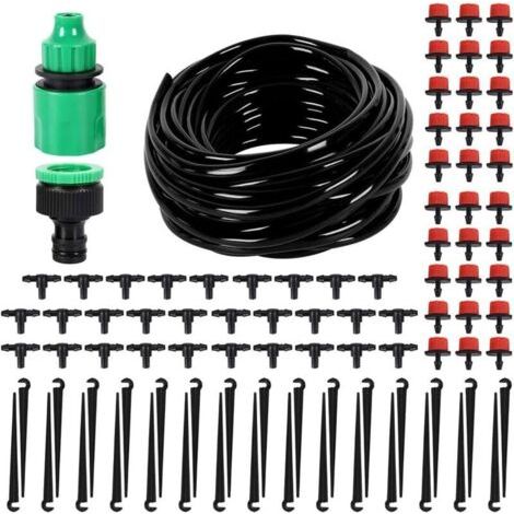 FENOPLASTICA25M Kit Arrosage Goutte à Goutte, Système d'irrigation Automatique, Paysage et Pelouse