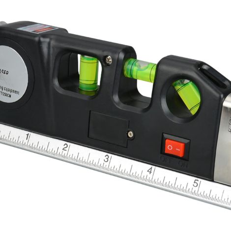 Niveau laser à bulle, mètre ruban infrarouge, outil de mesure pour le travail du bois (1/5)
