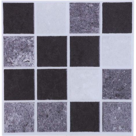 Ej.Life Fliesenaufkleber Wasserdichter Fliesenaufkleber 18 Stück Mosaikfliesen Transferaufkleber Badezimmer Küche DIY Home (10 cm 10 cm)(Mts009) (MTS008) (1/5)