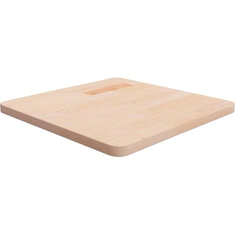 vidaXL Square Table Top 50x50x2.5 cm Untreated Solid Wood Oak (1/4)