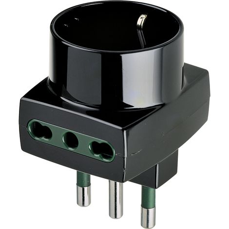VIMAR - 00323 Adattatore mult. S17+2P17/11+P30 nero