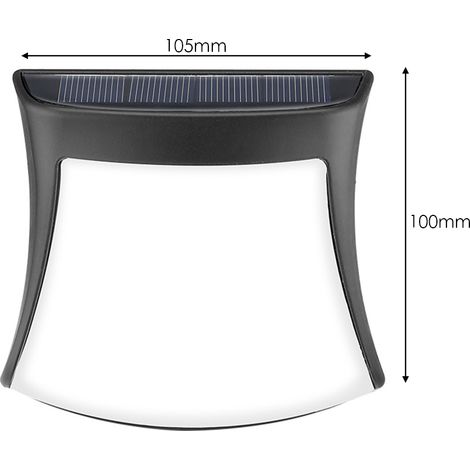 MINKUROW Luz solar para exteriores, [1 paquete] Luz solar para exteriores Iluminación para exteriores con sensor de movimiento IP65 Lámpara de pared de seguridad inalámbrica impermeable para jardín, p (1/4)