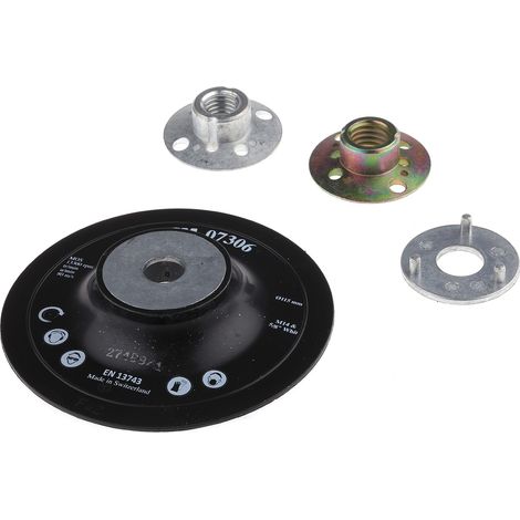 Plaque de soutien Disque en fibre 3M, Dia.115mm ( Prix pour 1 ) (1/2)