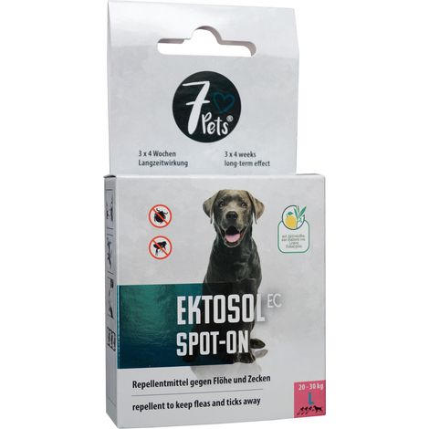 7Pets Ektosol EC Spot-On für Hunde, L - 3x 3,2 ml (1/2)