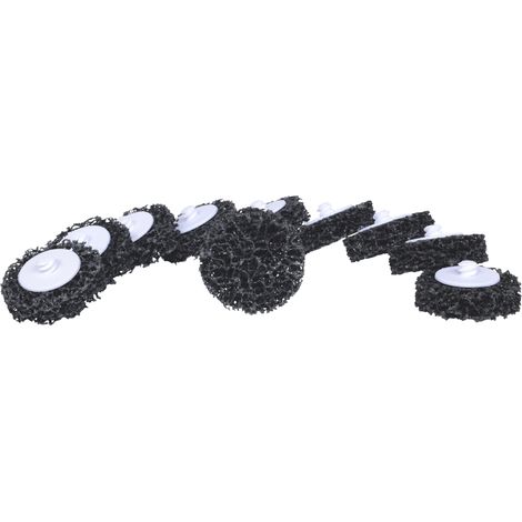 KS Tools - Lot de 10 disques de nettoyage noir 50,0 mm - 515.5087