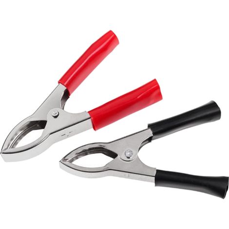 ZŁĄCZE KROKODYL 30A CZARNE DŁ. 75MM - SS 0152 CZA