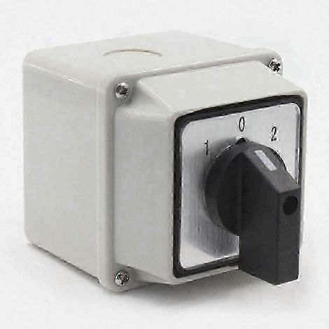 Commutateur à cames à 3 positions avec 8 bornes à vis pour commande de rotation électrique (1/5)