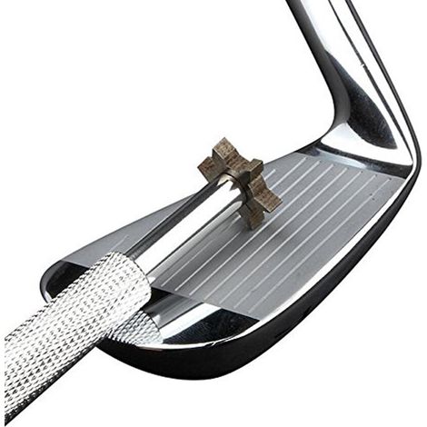 Kit affûtage de golf 6 têtes, outil de rainurage et nettoyage pour clubs (1/3)