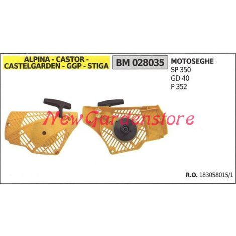 Messa in moto CASTELGARDEN motore motosega SP350 GD40 P352 028035