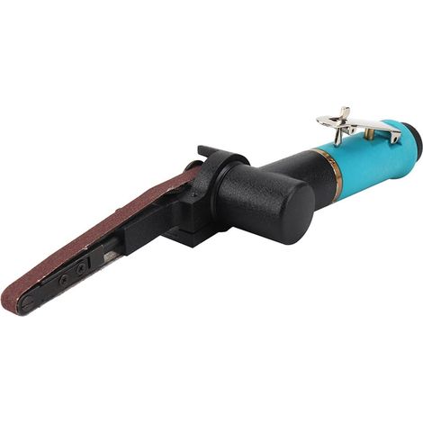 Polisseuse Ponceuse Mini bricolage ponceuse bande de ponçage outils de travail du bois 1/4 "ponceuse à bande for le meulage du métal élimination de la rouille meuleuse d'angle(1pc air belt sander) (1/5)
