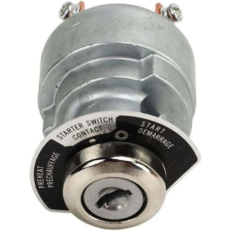 SUNXURY,Interrupteur d'allumage 183827, interrupteur à clé de démarreur pour moteur Kubota D722 D902 D1005 D1105 D1305 V1205 V1305 V1505 (1/4)
