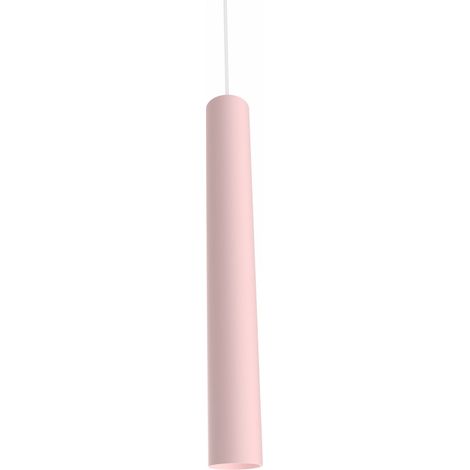 LUMICOM ROND Sospensione, 1X GU10, max 33W, metallo, rosa lotus, H.40cm (1/3)