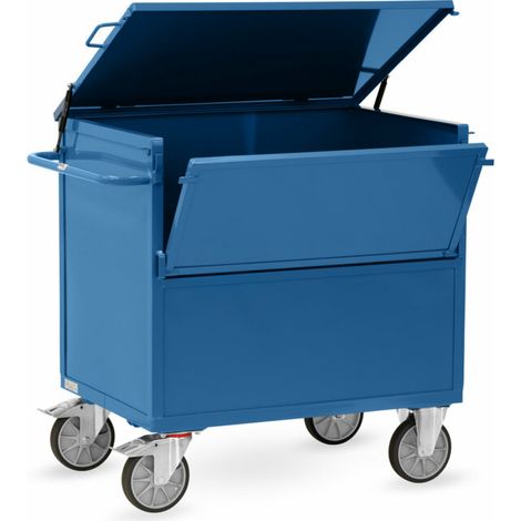 fetra Chariot pour caisses en tôle 2862 - charge max. 600kg Pneus TPE (1/3)