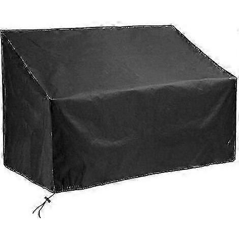 Housse imperméable pour banc de jardin 2 places, tissu Oxford 210D respirant avec sangles réglables et sac de rangement, 134 x 66 x 89 cm (1/4)