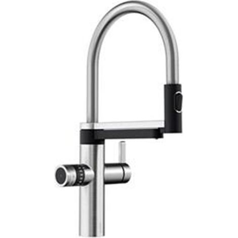 BLANCO Küchenarmatur drink.soda EVOL-S Pro Schwarz Matt (1/2)
