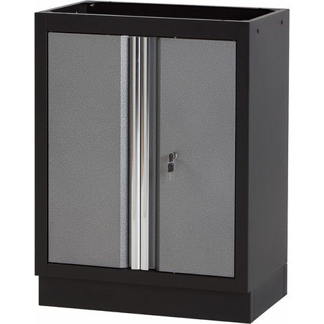 ARMOIRE BASSE MÉTALLIQUE 2 PORTES POUR ENSEMBLES