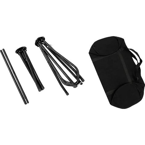 Enrouleur de tuyau de chauffage par le sol, construction en acier, capacité de charge 200 kg, dimensions totales 135 x 75,2 cm, hauteur du support supérieur 53,5 cm, dimensions de la base 103,5 x 34 c (1/5)