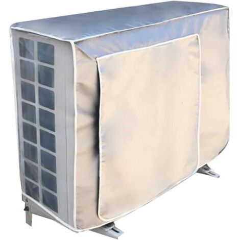 Housse Climatiseur Extérieur, Housse Pompe a Chaleur, Couvercle de Moteur de Climatiseur Universel, Anti-poussière,  1054075cm (1/3)