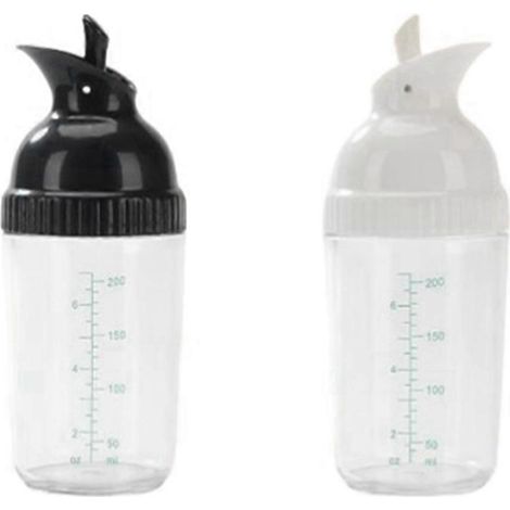 Récipient pour vinaigrette, bouteilles de vinaigrette avec couvercle,B-- (1/5)