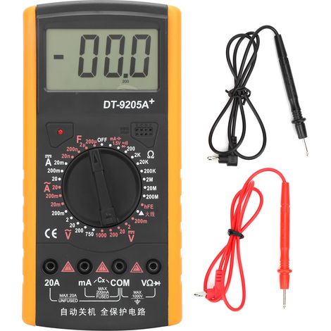 DT‑92050A Multimètre Numérique Radio Stable Haute Précision Portable Testeur de Tension Courant DC AC (1/5)