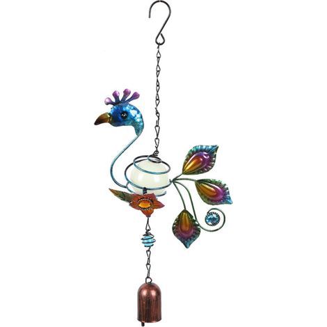 Carillons Éoliens Extérieurs en Métal Rétro - Forme Animale Décorative pour Balcon, Jardin ou Intérieur (1/5)