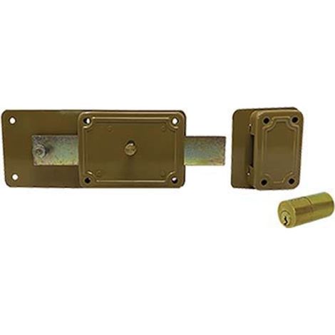 SERRATURA FERROGLIETTO P50 FISSO FACCHINETTI - C.TONDO FISSO M5+SCR+POMOLO E.MM 40 - 2 pezzi