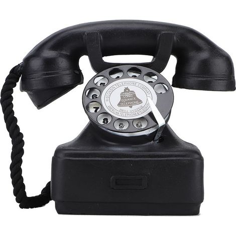 Decor of desk, ornament of phone antique, retro vintage safe and eco-friendly non toxic for the desk coffees (1/5)