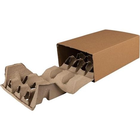 Polsterbox L-BOXeco basic Maße 300x200x100mm Noppenhöhe 40mm TRANSPAK