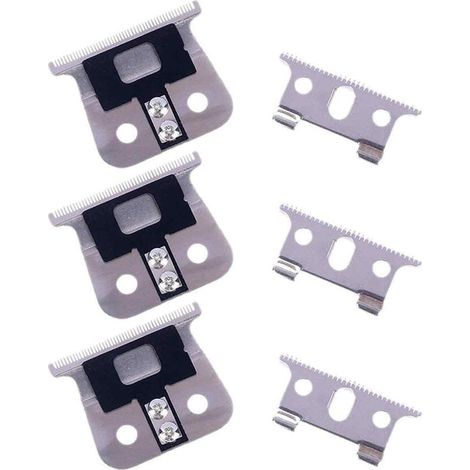 T-Klinge aus Kohlenstoffstahl für Andis GTO GO SL/SLS Trimmer – 3er-Pack (1/5)