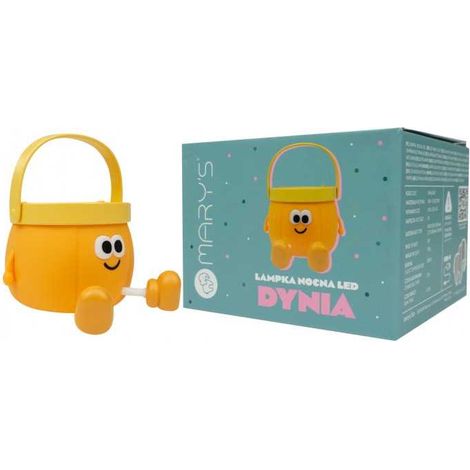 Luce notturna a LED di Mary per la cameretta dei bambini, a forma di zucca, con porta USB. (1/5)